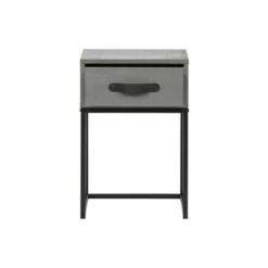 WOOOD Morris Nachtkast - Grenen - Leem - 52x35x35