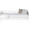 WOOOD Nikki Bedbank Excl Lade - Grenen - Wit - 100x73x208