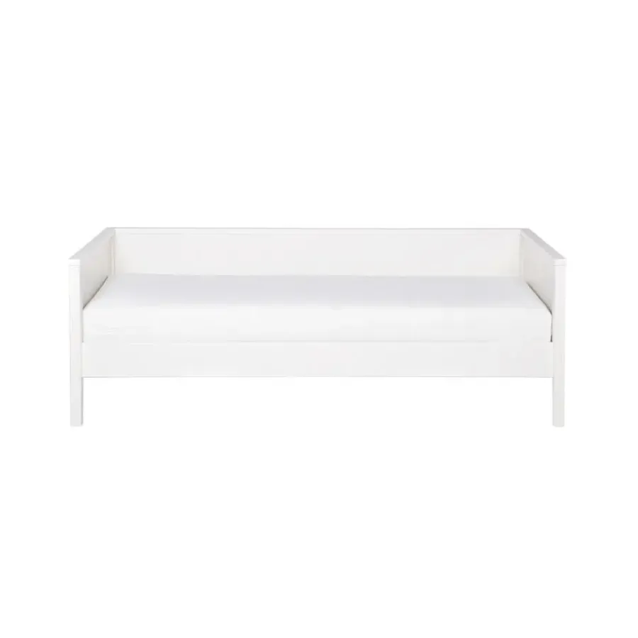 WOOOD Nikki Bedbank Excl Lade - Grenen - Wit - 100x73x208