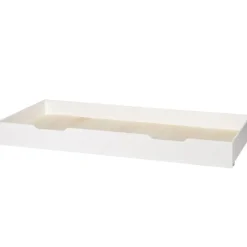 1-Persoons Bedden-WOOOD Nikki Bedbank Incl Bedlade/Lattenrol - Grenen - Wit - 73x208x100