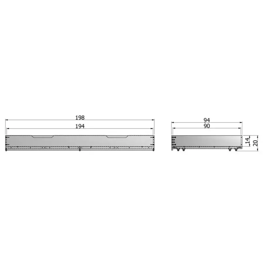 1-Persoons Bedden-WOOOD Nikki Bedbank Incl Bedlade/Lattenrol - Grenen - Wit - 73x208x100