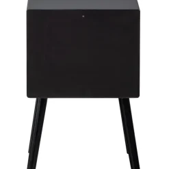 Nachtkastjes|Nachtkastjes-WOOOD Ozzy Nachtkastje Hout Zwart 53x36x30