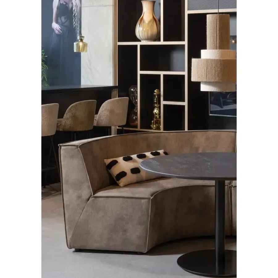Hanglampen-WOOOD Pelle Hanglamp - Touw - Naturel - 56x38x38