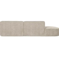 3,5 En 4-Zits Banken-WOOOD Polly Chaise Longue - Polyester - Zand - 71x258x105/150
