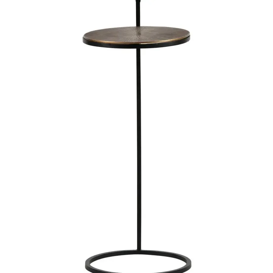 Bijzettafels-BePureHome WOOOD Position Bijzettafel - Metaal - Antique Brass - 64x26x26