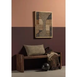 2,5 En 3-Zits Banken-BePureHome WOOOD Prop Bankje - Hout - Warm Bruin - 40x120x45