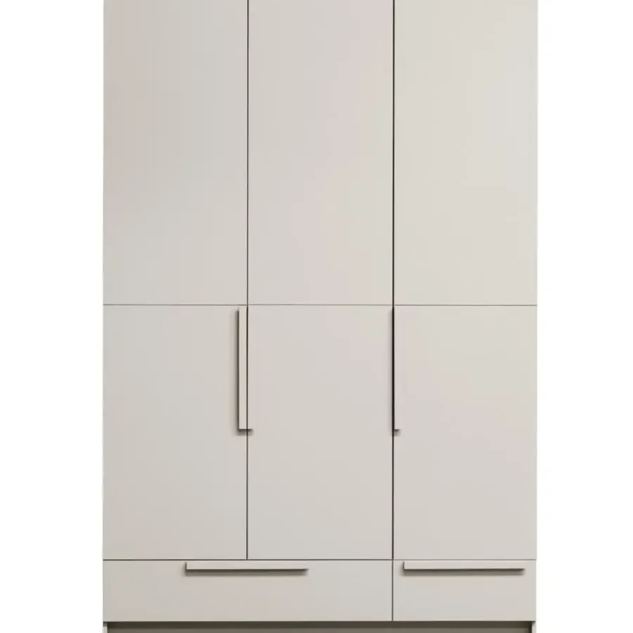 WOOOD Pure 3-deurs Hang/Legkast Splitdeur - Grenen - Dust - 215x142x60