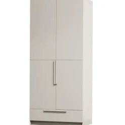WOOOD Pure 2-deurs Hang/Legkast Splitdeur - Grenen - Dust - 215x95x60