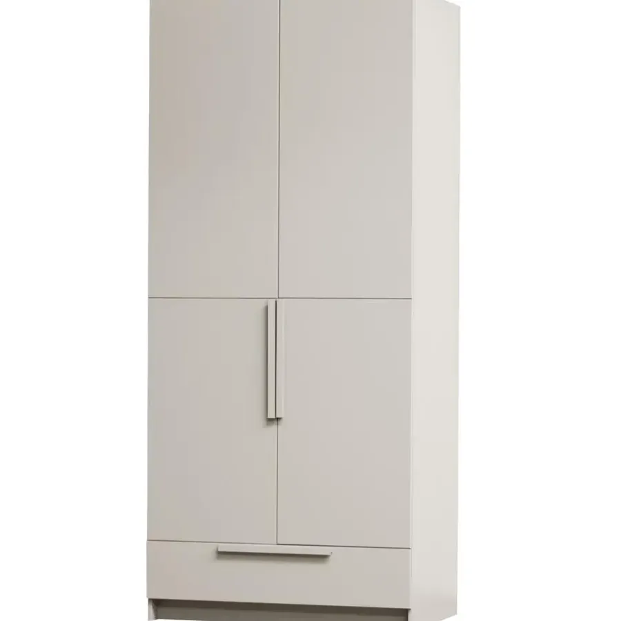 WOOOD Pure 2-deurs Hang/Legkast Splitdeur - Grenen - Dust - 215x95x60
