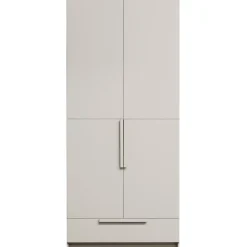 WOOOD Pure 2-deurs Hang/Legkast Splitdeur - Grenen - Dust - 215x95x60