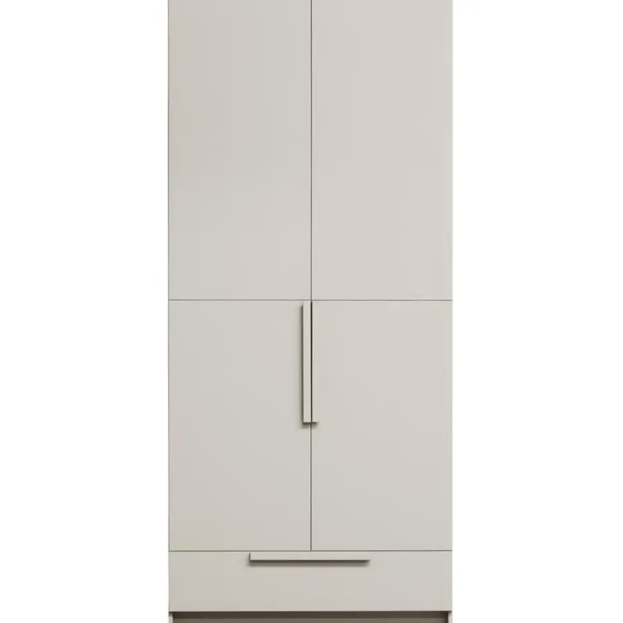 WOOOD Pure 2-deurs Hang/Legkast Splitdeur - Grenen - Dust - 215x95x60
