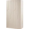 Kledingkasten|Kledingkasten-WOOOD Rain 2-deurs kledingkast - Grenen - Dust - 200x110x57