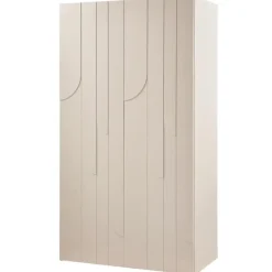 Kledingkasten|Kledingkasten-WOOOD Rain 2-deurs kledingkast - Grenen - Dust - 200x110x57