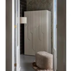 Kledingkasten|Kledingkasten-WOOOD Rain 2-deurs kledingkast - Grenen - Dust - 200x110x57