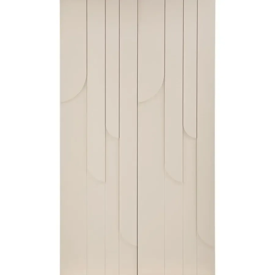 Kledingkasten|Kledingkasten-WOOOD Rain 2-deurs kledingkast - Grenen - Dust - 200x110x57