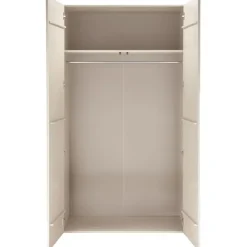 Kledingkasten|Kledingkasten-WOOOD Rain 2-deurs kledingkast - Grenen - Dust - 200x110x57