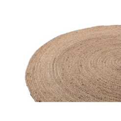 Jute Vloerkleden-WOOOD Ross Vloerkleed - Jute - Naturel - 1x150x150