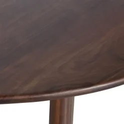 WOOOD Roundly Eetkamertafel - Mangohout - Walnoot - 76x160x110