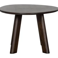 WOOOD Roundly Eetkamertafel - Mangohout - Walnoot - 76x160x110