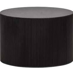 WOOOD Sanne Bijzettafel - Mdf - Zwart - 40x60x60