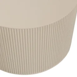 Bijzettafels-WOOOD Sanne Bijzettafel - MDF - Antique Beige - 40x60x60