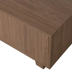 Tv Meubels-WOOOD Seppe TV-meubel - Noten fineer - Noten - 42x160x44