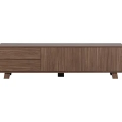 Tv Meubels-WOOOD Seppe TV-meubel - Noten fineer - Noten - 42x160x44