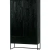 Wandkasten-WOOOD Silas 2-Deurs Kast - Essen - Blacknight - 149x85x35