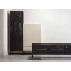 WOOOD Silas 2-Deurs Kast - Grenen - Dust - 149x85x36