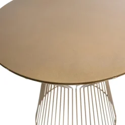 WOOOD Suus Bijzettafel - Metaal - Goud - 46xØ35