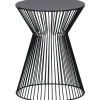 Bijzettafels-WOOOD Suus Bijzettafel - Metaal - Zwart - 46x Ø35