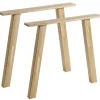 Tafelpoten-WOOOD Tablo A poot - Eiken - Transparant - Set van 2