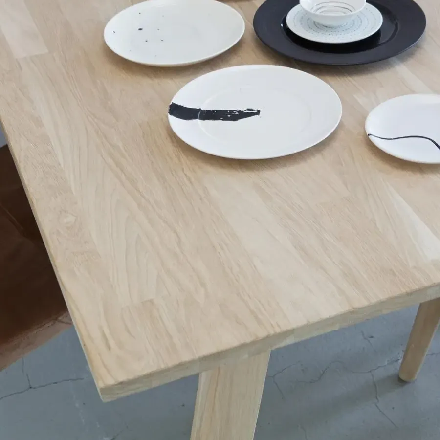 Tafelpoten-WOOOD Tablo A poot - Eiken - Transparant - Set van 2