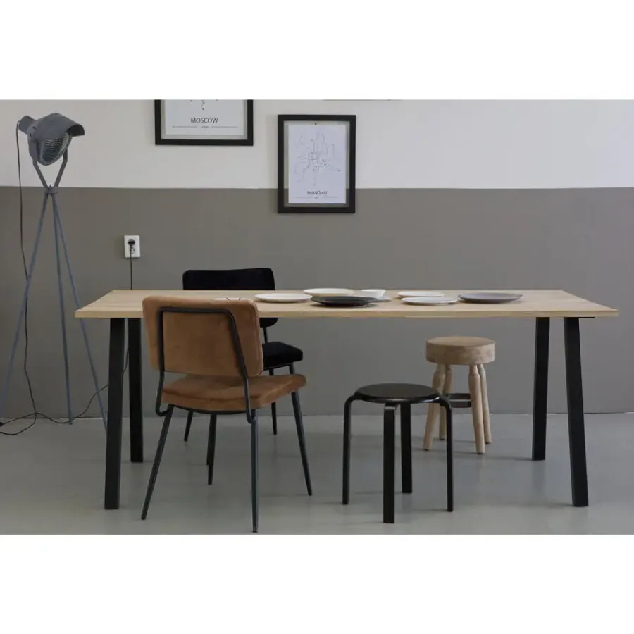 Tafelpoten-WOOOD Tablo A Poot Kd 1 Stuks - Metaal - Zwart - 72x79x10
