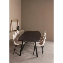 Tafelpoten-WOOOD Tablo A Poot Kd 1 Stuks - Metaal - Zwart - 72x79x10