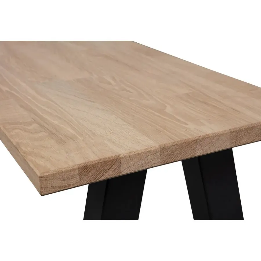 Eetkamerbanken-WOOOD Tablo Eetkamerbankje - Eiken - Naturel - 46x160x35