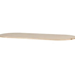 WOOOD Tablo Tafelblad Ovaal - Eiken - Onbehandeld - 2,4x220x90