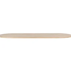 WOOOD Tablo Tafelblad Ovaal - Eiken - Onbehandeld - 2,4x220x90
