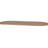 WOOOD Tablo Tafelblad Ovaal - Eiken - Grijze Olie - 220x2,4x90