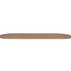 WOOOD Tablo Tafelblad Ovaal - Eiken - Grijze Olie - 220x2,4x90
