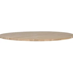 Tafelbladen-WOOOD Tablo Tafelblad Rond - Eiken - Onbehandeld - 2,4x120x120