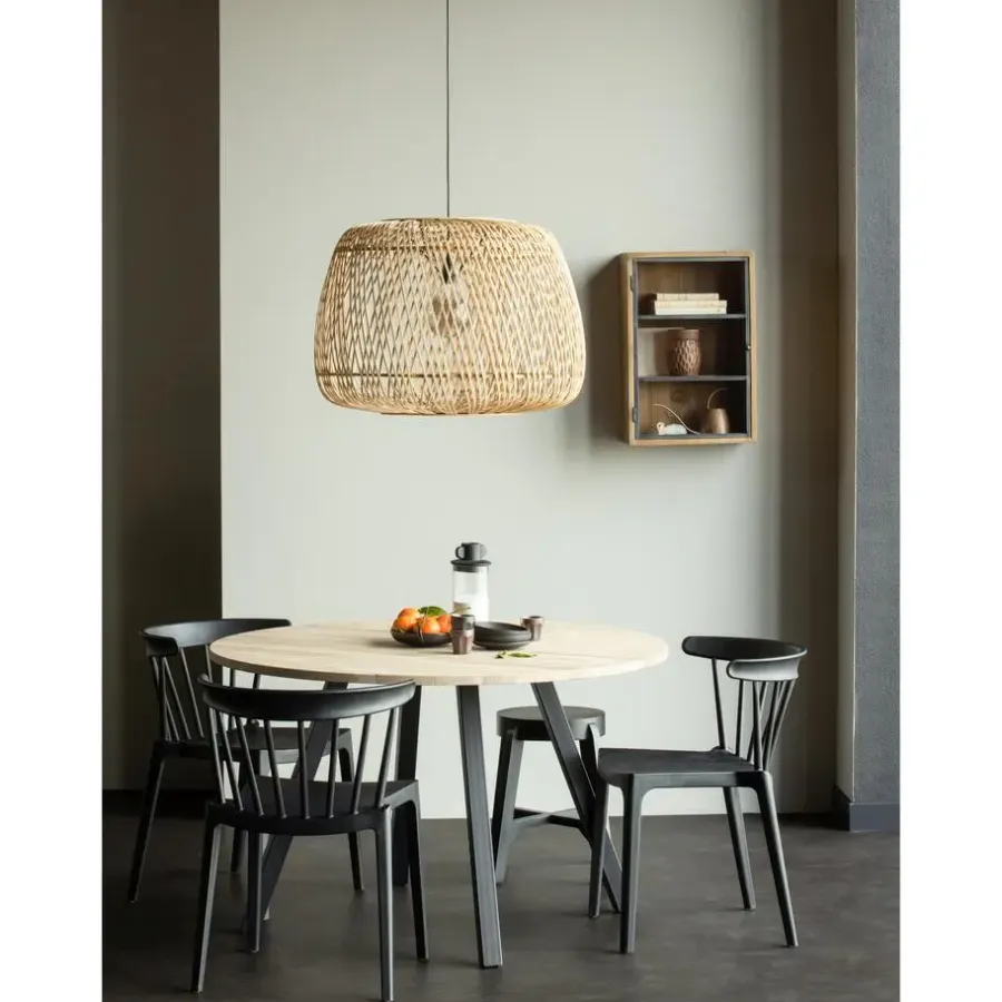 Tafelbladen-WOOOD Tablo Tafelblad Rond - Eiken - Onbehandeld - 2,4x120x120