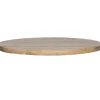 WOOOD Tablo Tafelblad Rond - Mango - White Wash - 120x120