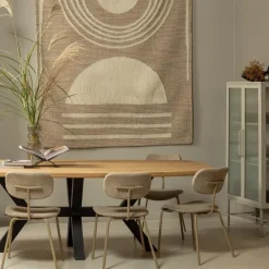 WOOOD Tablo Tafelpoot - Metaal - Zwart - 75x79x71