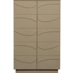 WOOOD Teo Kast - Grenenhout - Mud - 116x72x35