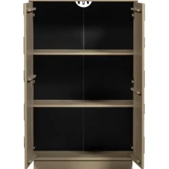 WOOOD Teo Kast - Grenenhout - Mud - 116x72x35