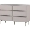 WOOOD Tours Ladekast 6 Lades - Melamine/ MDF - Zand - 80x120x42