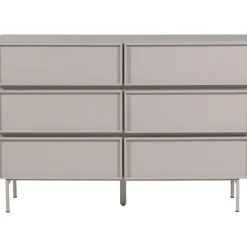 WOOOD Tours Ladekast 6 Lades - Melamine/ MDF - Zand - 80x120x42