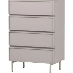 WOOOD Tours Ladekast 4 Lades - Melamine/ MDF - Zand - 102x70x42