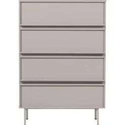 WOOOD Tours Ladekast 4 Lades - Melamine/ MDF - Zand - 102x70x42